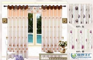 新佳源布藝簡式窗簾 抽象玫瑰設(shè)計(jì)，既大方又不失浪漫