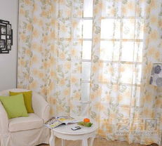 午后陽光溫馨味 15款百元內黃色窗簾，點亮家居柔色時光